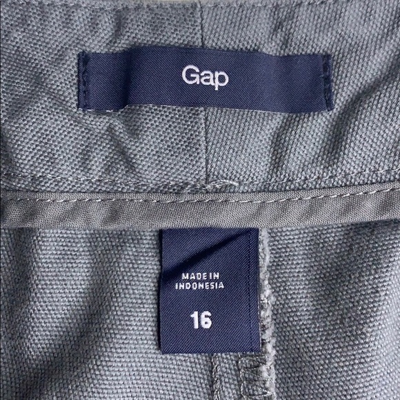 GAP Casual Cotton Everyday Short Grey 16 women’s plus size - Picture 5 of 7